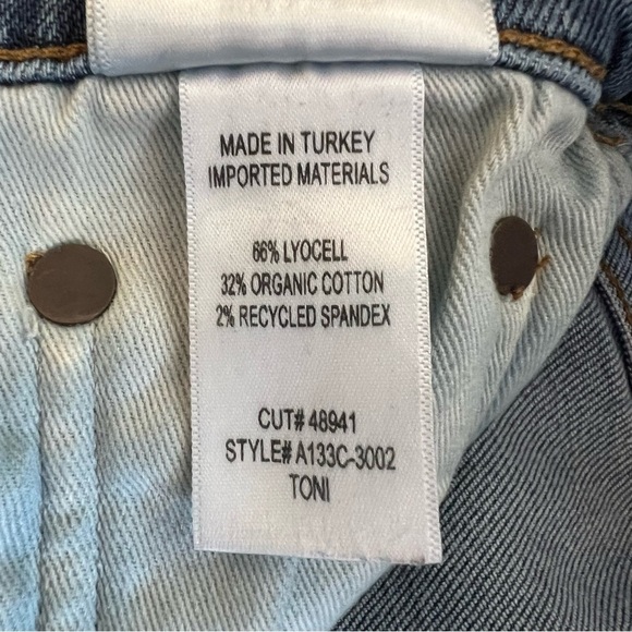 AGOLDE Denim Toni Skinny Straight Jeans Ankle Size 27 Mid Rise - Picture 11 of 12